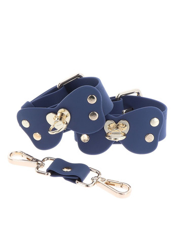 Комплект силиконовых наручников на запястье Silicone Supreme, синий Taboom (305831343)