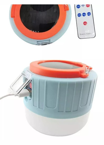 Кемпінг лампа на акумуляторі ліхтар PT-2058 LED + СОЛОЧНА БАТАРЕЯ та пульт Panther (303934493)