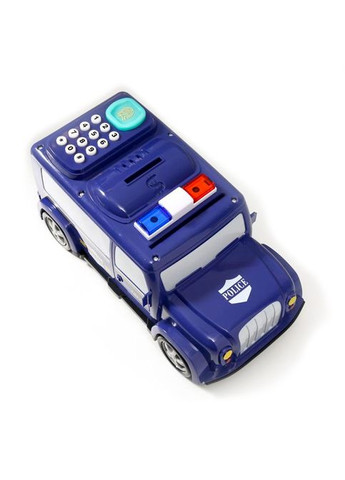 Сейф автоматичний дитячий Машина поліції 589-13B скарбничка нічник з підсвічуванням No Brand (354226811)