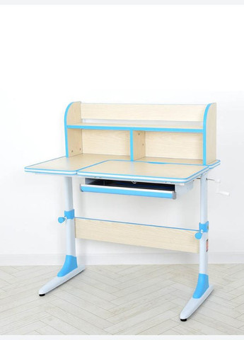 Парта с надстройкой и полкой высота регулируется Bambi (303056547)