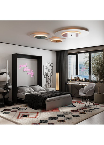 Ліжко-трансформер Mitra 1,4 1508x2154x2120 К - Антрацит / Ф - Попелястий (SM01021500000) Art In Head (337309022)