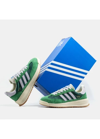 Зеленые демисезонные кроссовки мужские adidas SL'72 RTN