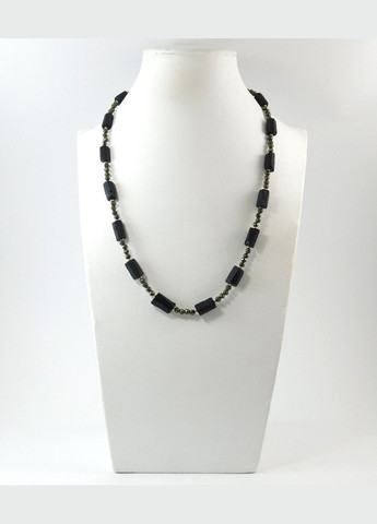 Бусы "Черная пантера" Турмалин, Пирит Fursa fashion (322898020)