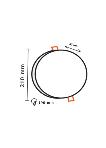 Светильник врезной "VIOLET-36" 36W 6400K Horoz Electric (346087456)