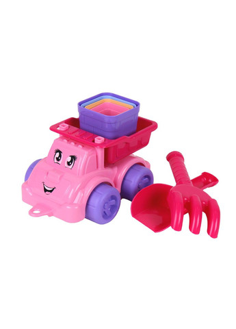 Іграшка "Набір для гри з піском " (7051), рожевий ТехноК (293484123)