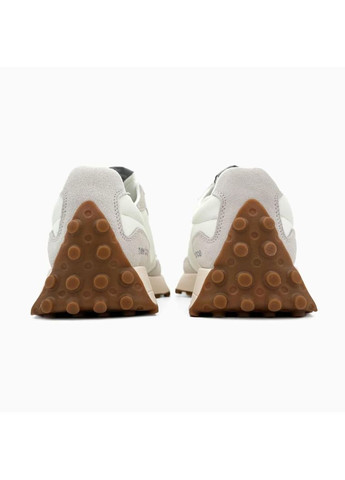 Серые демисезонные кроссовки мужские new balance 327 grey leather нью беланс 327 No Brand