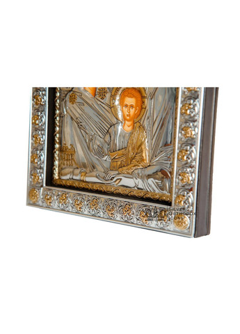 Серебряная Икона Святая Семья 21х26см в арочном киоте под стеклом Silver Axion (266266146)