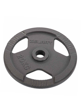 Блины диски стальные с хватом TA-7791 20 кг Zelart (286043463)