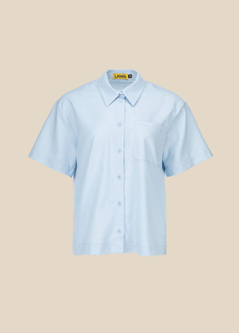 Голубой повседневный рубашка LAWA