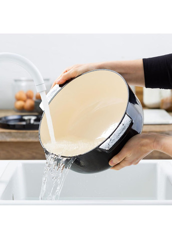 Гусятница чугунная с крышкой, 30 см, 5,6 л, черная (CC006064-001) KitchenAid (370641576)