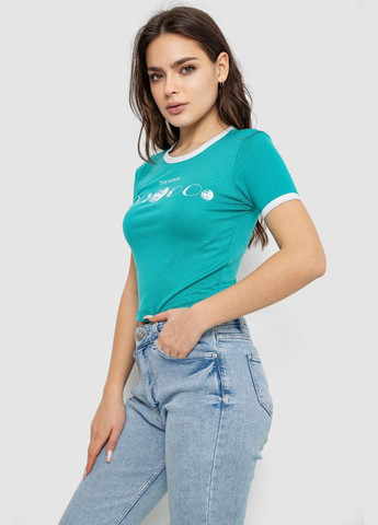 Футболка-топ жіноча з принтом,, 244R614 Ager - (318095321)