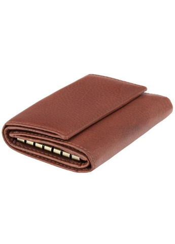 Коричневая кожаная ключница кошелёк 1178 BRN Visconti (303830986)