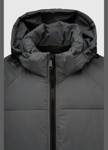 Серая зимняя куртка однотонная мужская 8088 серый (2000990694690w) shop (2000990694690) No Brand