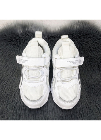 Белые демисезонные кроссовки кеды детские для девочки С.Луч