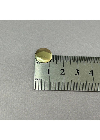 10г - Металострази термоклейові, монетка 12 мм - золото світле Plus-plus (352743744)