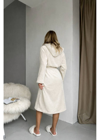 Халат из шлифованной махры, цвет Молочный Fashion (372824881)