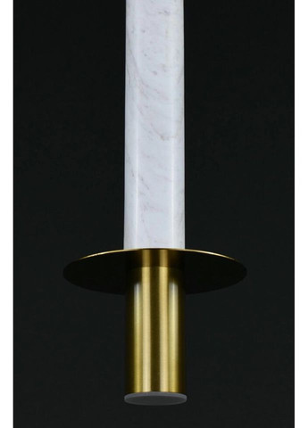 Люстра подвесная на 1 лампочку 27409 Латунь 40-140х12х12 см. Sunnysky (335975149)