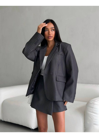 Жіночий костюм спідниця-шорти + піджак No Brand Р4959-524 (361383570)