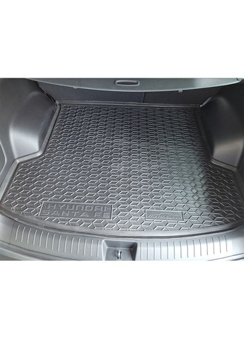 Коврик в багажник полиуретановый Автогум для Hyundai SANTA-FE 2024- 5 мест / Хюндай Санта Фе Avto-Gumm Santa Fe (360614917)
