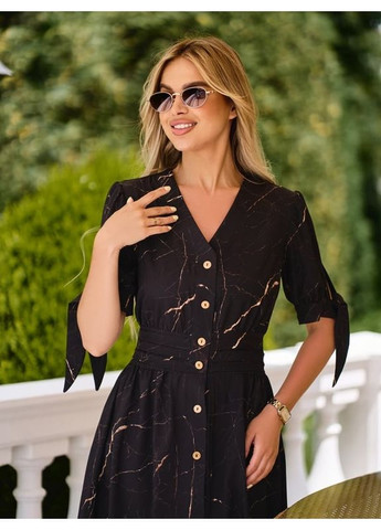 Черное платье sa-638 черное ISSA PLUS однотонное