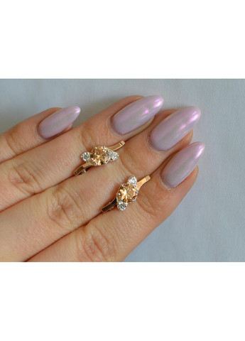 Срібні сережки з золотими вставками Silver Style (367112611)