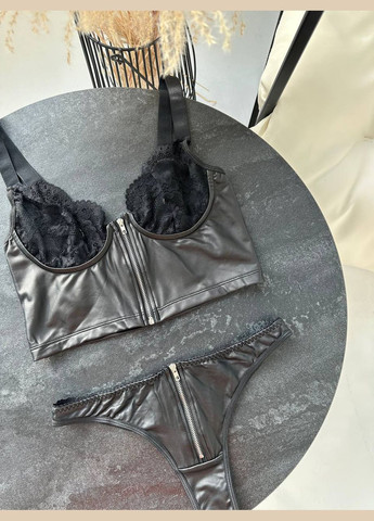 Черный комплект нижнего белья Domino