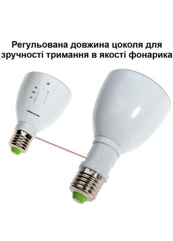 Лампа аварийного освещения с аккумулятором и пультом ДУ под патрон Е27 MB6W-R (100926) Nectronix (321960381)