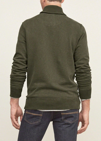 Оливковий демісезонний светр чоловічий - светр af2292m Abercrombie & Fitch