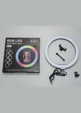 Кольцевая RGB селфи лампа 33см, без штатива USB Diasha (315786788)