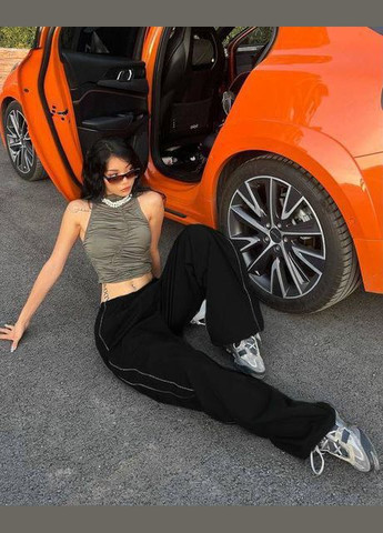 Женские брюки карго на резинке с регулируемыми затяжками MonCher (338186204)