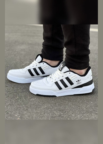Черно-белые демисезонные стильные мужские кроссовки No Brand