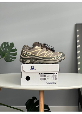 Кросівки жіночі і чоловічі Salomon XT-6 Gore-Tex Brown | Саломон ХТ-6 коричневі No Brand коричневі демісезони (361312677)