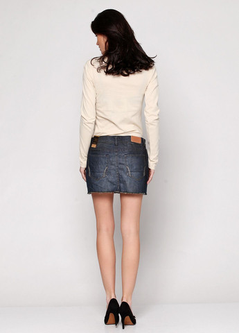 Синяя повседневная юбка голубой Aggresive