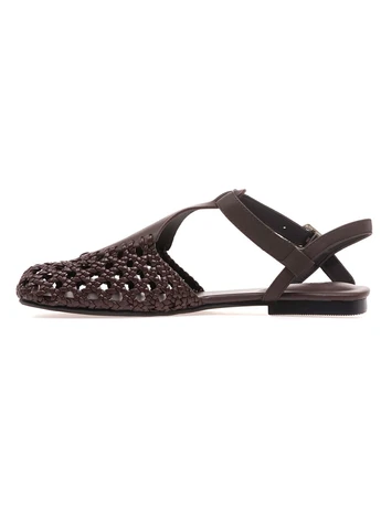 Босоніжки жіночі AM10503B-15-19/BROWN LEATHER Arees Meniwa (391666492)