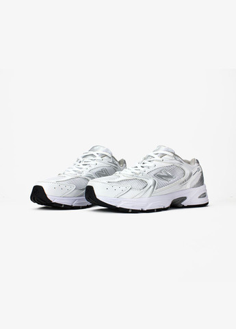 Кроссовки женские и мужские New Balance 530 Silver White | Нью Беланс 530 серебряные No Brand серебряные демисезоны (338433411)