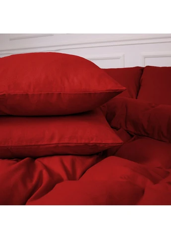 Комплект постільної білизни Фланель 009 "Red" Євро Mirson (399171291)