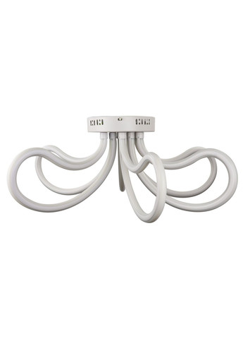 Люстра светодиодная потолочная LED светильник для квартиры на потолок лэд с пультом 25583 Белый 26х71х71 см. Sunnysky (364763052)