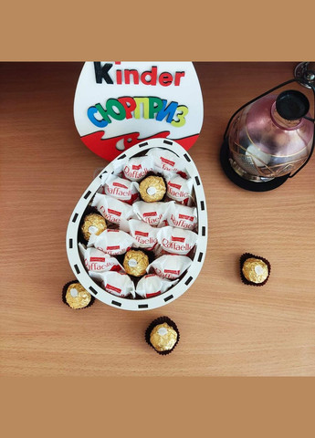 Подарочный мини боксик киндер с конфетами для девушки, ребенка на день рождения, на праздник No Brand (315888857)