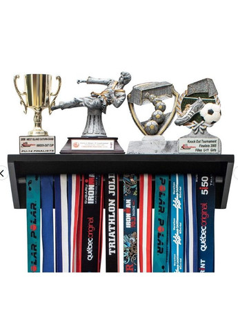 Полиця для медалей з дерева Карано венге (ПМЛ-001912) No Brand (328909869)