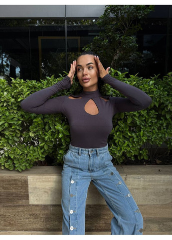 Жіночій лонгслів No Brand (349513894)