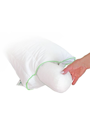 Подушка ортопедическая с валиком белая на молнии SO102054 Sonex (360407019)