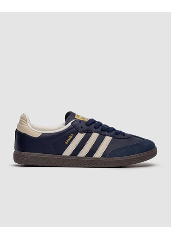 Синие летние кроссовки adidas samba super low blue адидас самба No Brand