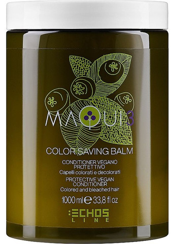 Защитный кондиционер для окрашенных и осветленных волос Maqui 3 Color Saving Balm 1000ml (843680-154688) Echosline (368629069)
