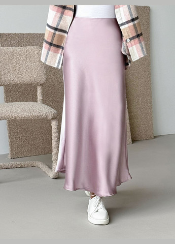 Розовая повседневный однотонная юбка InRed колокол