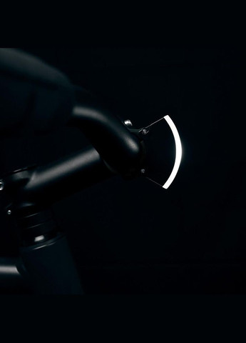 Фонарь велосипедный передний Curve Light Front черный BOOKMAN (316476141)