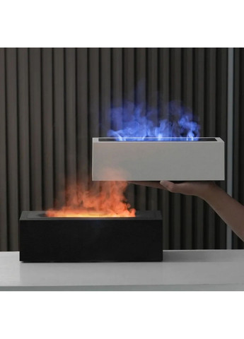 Увлажнитель воздуха портативный H3 Nordic Style Flame аромадифузор электрический, эффект пламени, ПОДАРОК + 2 Арома масла Kinscoter (293480835)