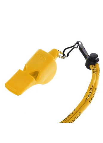 Свисток судейский пластиковый (109dB, на шнуре, Желтый) () (FOX40-MINI_Желтый) Fox 40 (361437384)