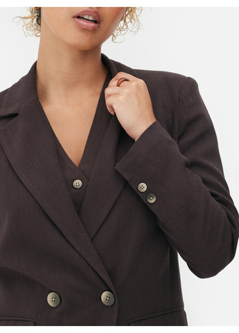 Темно-коричневый женский жакет,темно-коричневый, Primark -