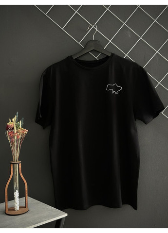 Комбінована чоловічий комплект із трьох футболок патріот (хакі герб, біла i'm ukrainian, чорна карта) No Brand