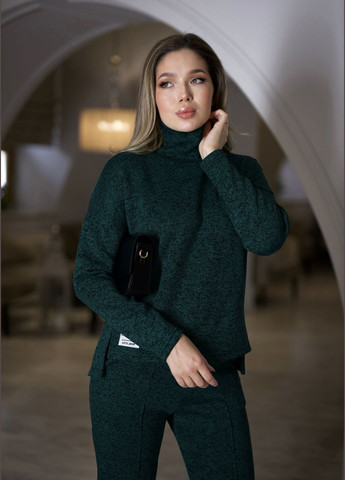 Модный стильный женский прогулочный костюм из трикотажа с начесом INNOE Костюм (314693379)
